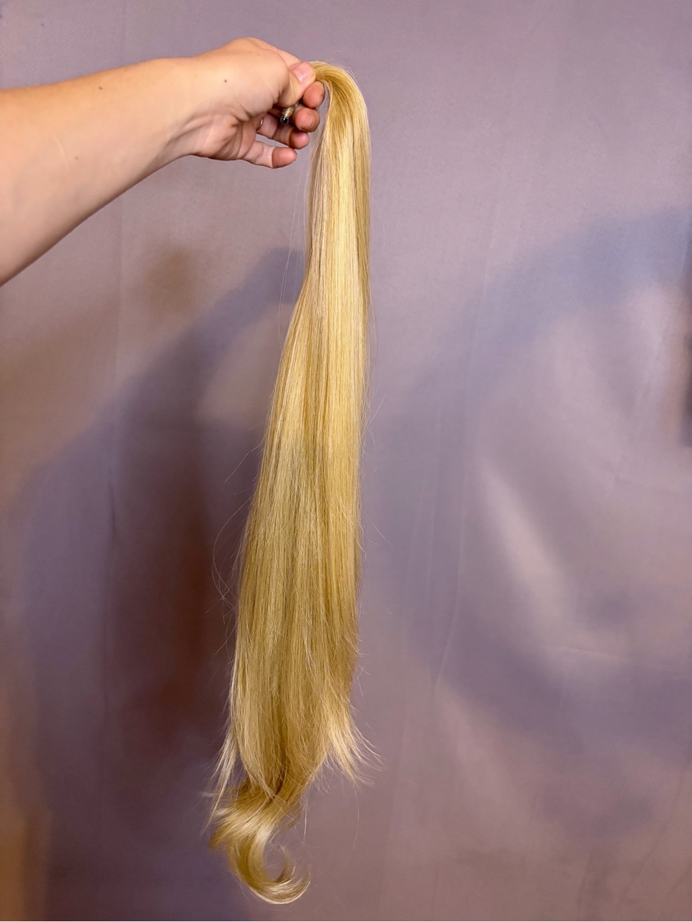 Honey Blonde wrap around Hair Extension - Natural Blonde